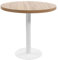 ZQQLVOO Bar Laptop-Tisch Studio-Esstisch Bistrotisch Hellbraun 80 cm MDF Geeignet für Küche, Esszimmer, Wohnzimmer und Büro