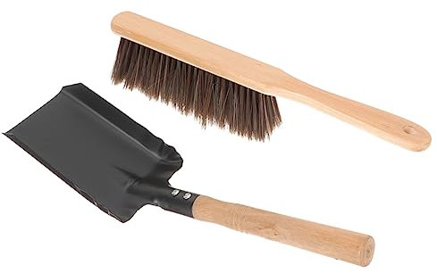 OUNONA Komplettes Kaminbesteck-set Bürste Und Schaufel Mehrzweck-reinigungsmittel Für Herd Auto Und Zuhause