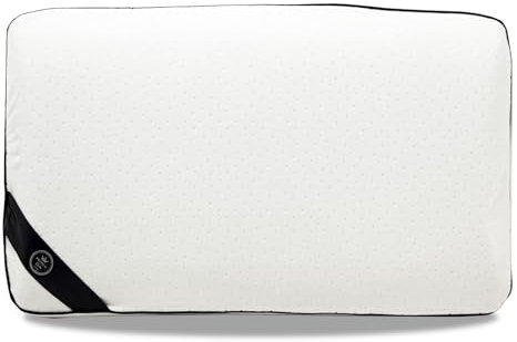 SAMPUR - Oreiller Caresse | Mousse à mémoire de Forme Microperforée & Ventilée | Housse hypoallergénique et Lavable | Maintien Optimal de la Nuque (30x50 cm)