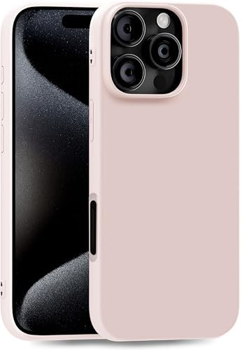 MyGadget Cover compatibile con iPhone 16 Pro Max - Custodia Protettiva in Silicone Morbido – Case TPU Flessibile - Ultra Protezione Antiurto & Antigraffio - Rosa chiaro