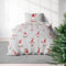 MTOnlinehandel Biber Bettwäsche 155x220 Winter · Wichtelfreude Wintermotiv · Rote Weihnachts Bettwäsche 80x80 cm · 100% Baumwolle · Winterbettwäsche Wichtelset Geschenk