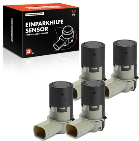 Frankberg 4x Parksensor PDC Sensor Hinten 3-Polig 9653849080 | Kompatibel mit 207 Stufenheck, C4 I LC, 207 WA WC, 207 CC WD, C4 Coupe LA