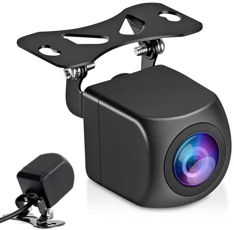 AHD 1080p Rückfahrkamera, 180° Super Weitwinkel, IP68 Wasserdicht, Universal Rückfahrkamera für Auto, SUV, Wohnmobil, LKW