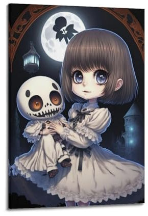 TRFJHDTRE Manga Zombie Poster Poster Decorative Painting Canvas Wall Posters And Art Picture Print Modern Family Bedroom Decor Posters 12x18inch(30x45cm)