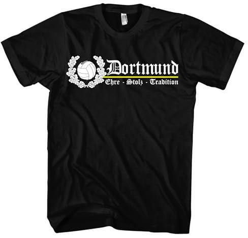 Dortmund Ehre und Stolz Herren T-Shirt | Ruhrpott Trikot Sport Shirt Fussball Ultra Skyline | M2