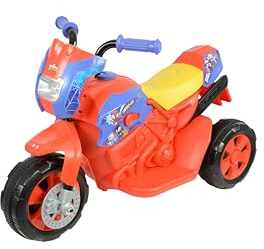 Spidey Kids Electric Motorbike, 6V Ride On, Ages 3+ | Officially Licensed, Working Headlight, Amazing Friends Decals, Anti-Collision Strips, 30kg Max, Safe Toddler Toy