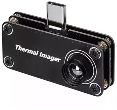 Thermal Imaging Camera for android, 32X32 Resolution, 5Fps Frame Rate, -20 To 1000℃ Range, Type-C Infrared Ir Imager with 5 Color Palettes for Mobile Phone