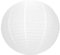Party Pro 5022M Lanterne Japonaise Papier de Riz Blanc 35 x 35 x 35 cm