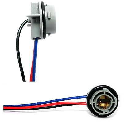 ShuoHui 2x P21W BA15s 1156 Fassung Sockel Kabel R5W R10W Auto Pins 180° Reparaturkabel 180