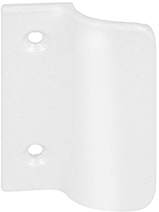 Aluminium Balkontürgriff/Terrassentürgriff ohne Steg in weiß RAL 9016