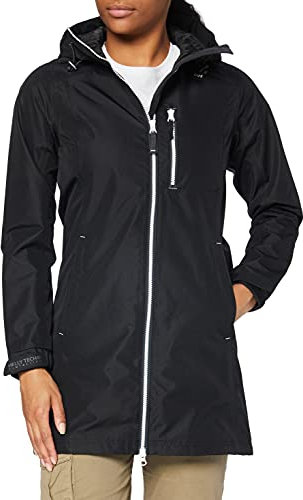 Helly Hansen Veste Femme Long Belfast – Manteau de Pluie Imperméable avec Capuche Réglable et Poches Zippées