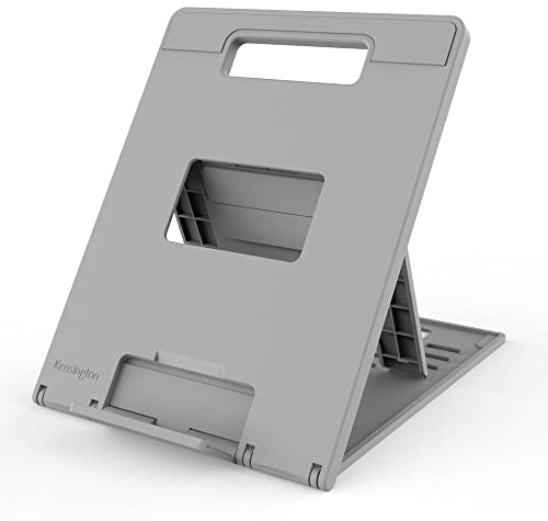 Kensington SmartFit Easy Riser Go Verstellbarer ergonomischer Laptopständer und Kühlständer für Laptops bis zu 14 Zoll (K50421WW)