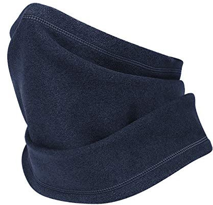 Unisex Halstuch, Schlauchschals,Polar Fleece,Multifunktions Loop Schal Mütze zum Motorrad,Ski,Fahrradfahren,Joggen im Winter. (Königsblau)