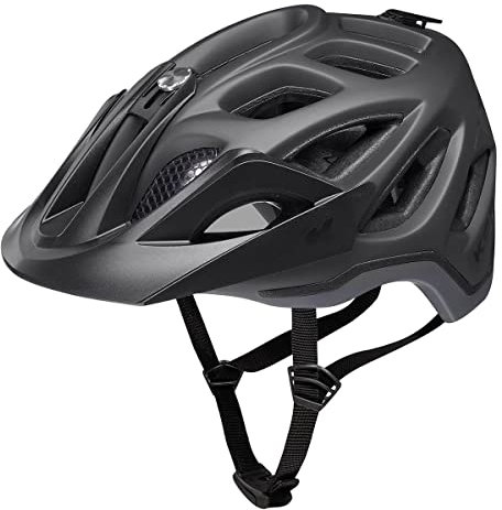 KED Trailon Fahrradhelm/E-Bike/MTB/Trekkinghelm, Mattschwarz, M 52-58 cm
