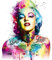 Xihenn DIY 5D Diamant Malerei Set 5D Diamond Painting Bilder Marilyn Monroe Vollbohrer Strass Stickerei Kreuzstich Erwachsene Diamant Art Paste Gemälde Home Dekorationen Quadrat Diamant 60x80cm