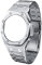 FEFD Für Casio Herren G-Shock GA2100/GA-2110 3rd All Metal Watch Band Armband Lünette Ersatz Zubehör (Band Color : Silver)
