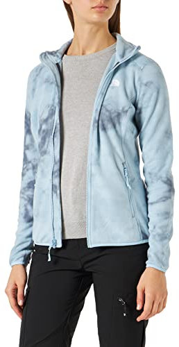 North Face 100 Glacier FZ Maglione Beta Blue Dye Texture Print XL