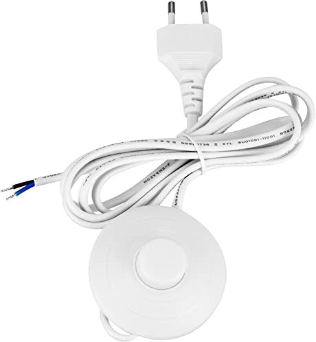 Euro-Stecker, Netzkabel 2m, Fußschalter