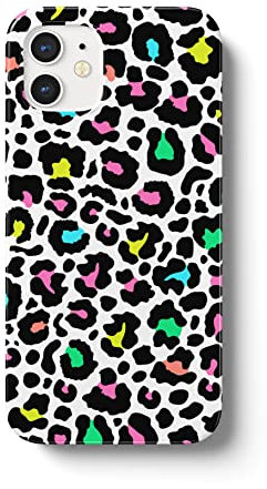 iCaseDesigner Animal Print Phone Case Compatible with iPhone 13 Pro Max. 12. Bright Leopard Print