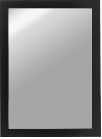 CLAMARO 'Vision' Wandspiegel 85x170 cm Ganzkörperspiegel | Schwarz Matt | Moderner eckiger Spiegel mit MDF-Rahmen, inkl. Metall Aufhänger und Montagematerial (Querformat & Hochformat)