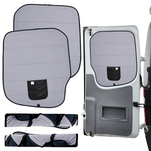 Living in a Bubble Cubiertas opacas aisladas para ventana trasera para Mercedes Benz Sprinter – Vanlife accesorios imprescindibles y Van Life Essentials (par) (Sprinter 2007-2018 (NCV3))