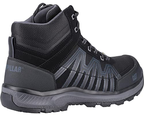 Caterpillar Charge - Stivali di sicurezza da uomo, colore: Nero, Nero, 43 EU
