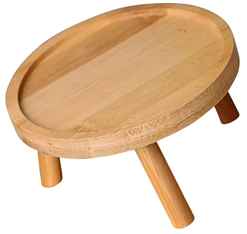 Cabilock Blumen Holz Hocker Blumenhocker Pflanzenständer Pflanzenhocker Blumenständer Blumentopfständer Pflanzenhalter Blumenbank Blumentopf Ständer Sitzhocker Indoor Outdoor Balkon