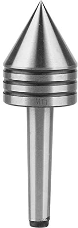 MT1 Live Contropunta Centro, 60 Gradi Live Center HSS Alta Durezza Preciso Processo di Lavorazione del Legno Centro Contropunta Live per Tornio CNC