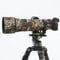 ROLANPRO Giacca Impermeabile Camouflage per Obiettivo Nikon Z 180-600mm F/5.6-6.3 VR Copertura per Lentile Manicotto Protettivo Abbigliamento-#23 Marrone Giungla Impermeabile