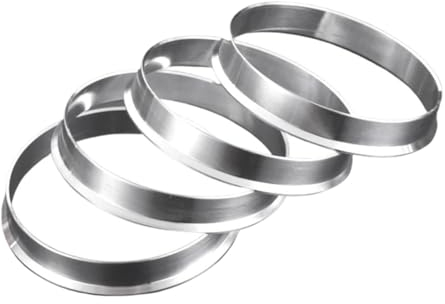 Spurverbreiterung Auto Distanzscheiben 4 Stück Nabenzentrierungsringe 71.2mm-56.6mm Radnabenring Bohrungsabstandshalter Aluminiumlegierung