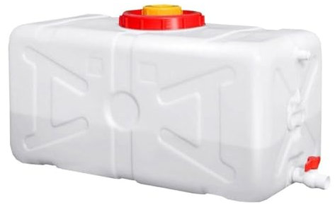 Camping Wasserkanister Ibc Tank Weithalskanister 25L 48L 75L 150L 200L Großer Wassertank Außenbereich Dicker Lebensmittelechter Kunststoff-Wasserbehälter Mit Deckel Mit Wasserhahn Plastikeimer ( Color