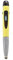Stylo Souris sans Fil 2.4G, ABS, écran Capacitif, écriture Manuscrite, avec Adaptateurs, Jaune, Violet, Argent, Gris, pour Tablette, PC, Téléphone Portable (Yellow)
