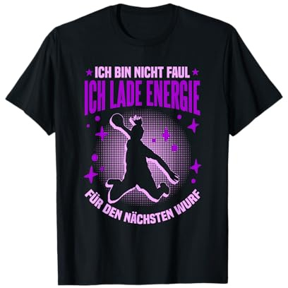 Ich Lade Energie Für Den Nächsten Wurf Handball Mädchen T-Shirt