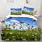 Karikatur Sheep Shaun Bettwäsche 135x200 für Kinder, Weich Bettbezug-Set für Junge, Mädchen, Weihnachten Bettbezüge mit Reißverschluss und 1 Stück Kissenbezug 80x80cm