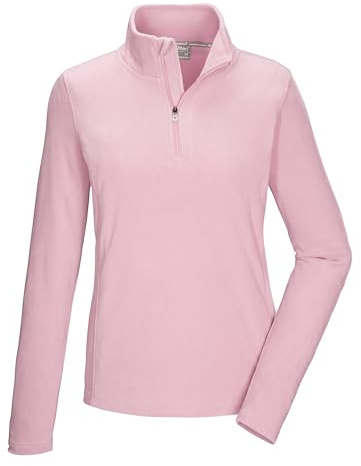 Killtec Damen Fleeceshirt mit Stehkragen und Reißverschluss KSW 101 WMN FLC SHRT, Rosenholz, 48, 40880-000