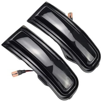 CFDEKOIB Dynamische Blinker Seitenspiegel Kompatibel Mit Jeep Renegade 2015-2022, Schwarz, LED, 12V, Sequentieller Blinker-Repeater, 2 Stück