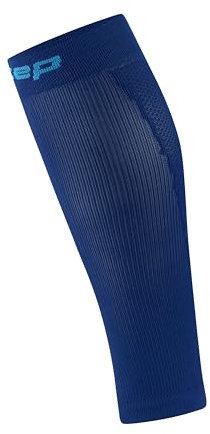 CEP - Wadenbandage mit Kompression für Herren, Core 5.0 Calf Sleeves, Größe V/XL / 45-50cm Wadenumfang, dunkelblau