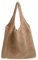 Augesak Bolso de Playa para Mujer, Bolso de Hombro de Punto para Mujer, Bolso de Playa de Malla para Fiestas en la Playa Viajes Compras-Marrón