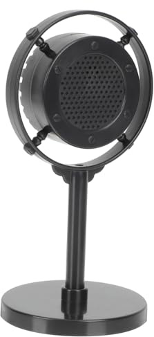 Warmhm Microphone de Simulation Vintage en Abs Léger et Facile à Tenir, Modèle Rétro Exquis pour Jeux de Rôle, Fêtes et Performances sur Scène
