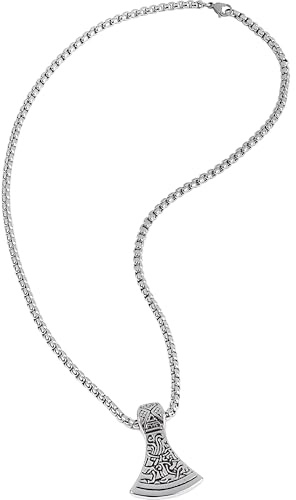 Spirit Motors Edelstahl Kette 1.0 - Mammen-Axt Anhänger - 57cm 316L