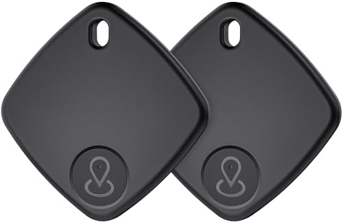 DEEBYCOO Tracker Tag Localizador 2 Pack, Compatible con Apple Find My (Solo iOS), Batería Reemplazable, Localizador para Llaves, Equipaje, Maletas, Mochilas