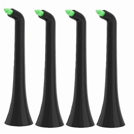 Zahnzwischenraum-Reinigungsbürstenköpfe – Kompatibel Mit Philips HX3, 6, 8, 9 Serie, Geeignet Zur Reinigung Zwischen Zahnspangen/Zähnen(4pcs Black)