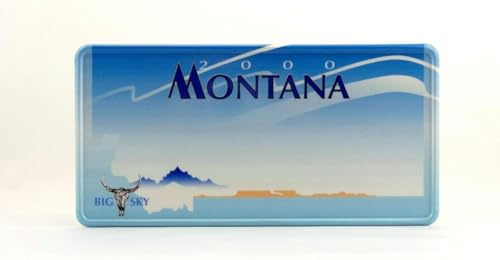 Montana Us Usa License Plate Number Plate 6x12 inches License Plate Signs