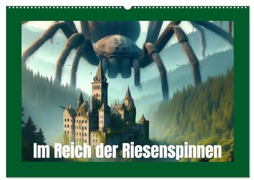 Im Reich der Riesenspinnen (Wandkalender 2026 DIN A2 quer), CALVENDO Monatskalender: Die fantastische Welt gigantischer Spinnenwesen, deren ... zum Leben erwacht. (CALVENDO Kunst)