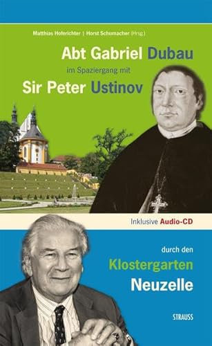 Abt Gabriel Dubau im Spaziergang mit Sir Peter Ustinov durch den Klostergarten Neuzelle (Brandenburg – Das ganze Land ein Garten)