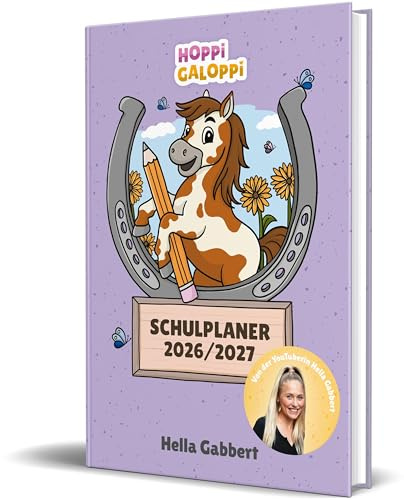 HOPPi GALOPPi Schulplaner 2026/2027: von Hella Gabbert