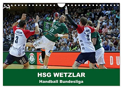 Handball Bundesliga - HSG Wetzlar (Wandkalender 2025 DIN A4 quer), CALVENDO Monatskalender: Kalender der HSG Wetzlar mit aktuellen Bildern aus der Handball Bundesliga (CALVENDO Sport)