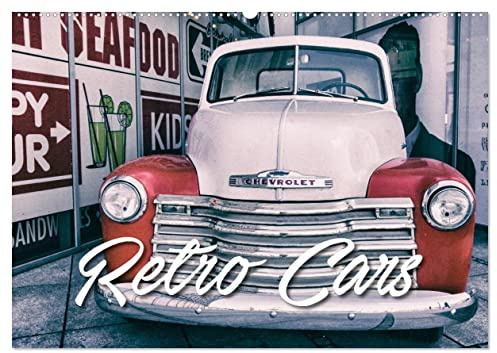 Retro Cars (Wandkalender 2026 DIN A2 quer), CALVENDO Monatskalender: Wundervolle Raritäten aus der Autowelt (CALVENDO Mobilitaet)