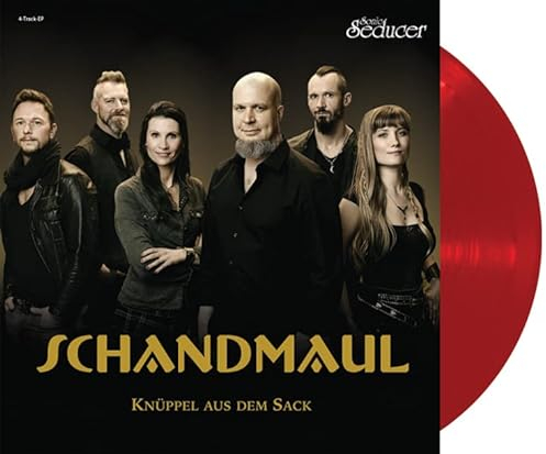 Sonic Seducer 07-08/2022 mit Roter Deluxe-Vinylsingle „Knüppel aus dem Sack“ (handsigniert) von Schandmaul + Mittelalter-Album + Cold Hands-Album
