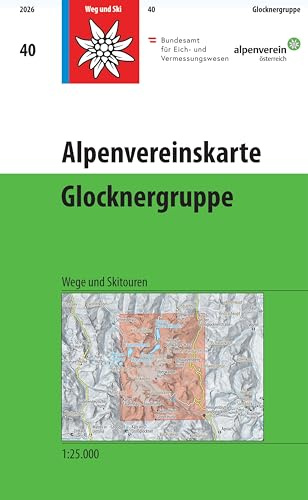 Alpenvereinskarte: Glocknergruppe